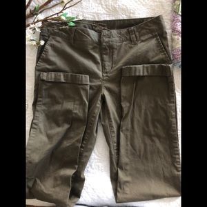 Size 4 army green chinos